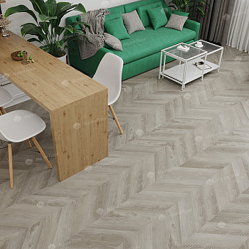 Кварцвиниловая плитка Alpine Floor Альпийский шеврон (Chevron Alpine) ECO 18-1 Дуб Фантазия